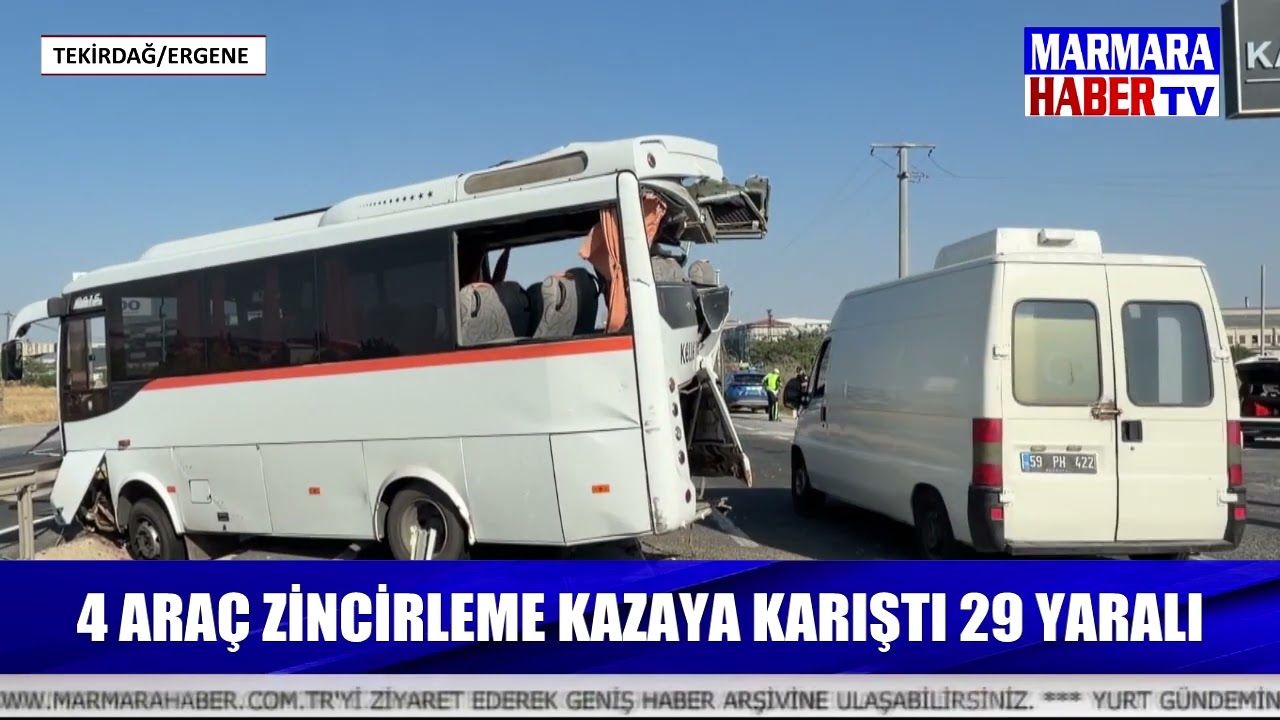 4 araç zincirleme