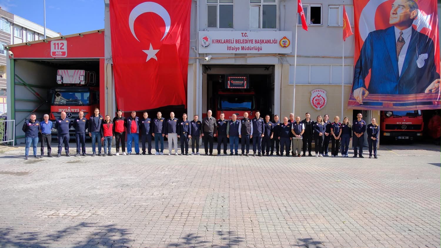 Başkan Bulut, itfaiye personeliyle buluştu