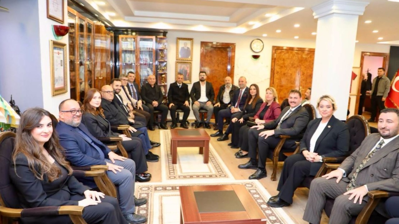 MHP Kırklareli İl Yönetiminden Başkan Bulut’a ziyaret