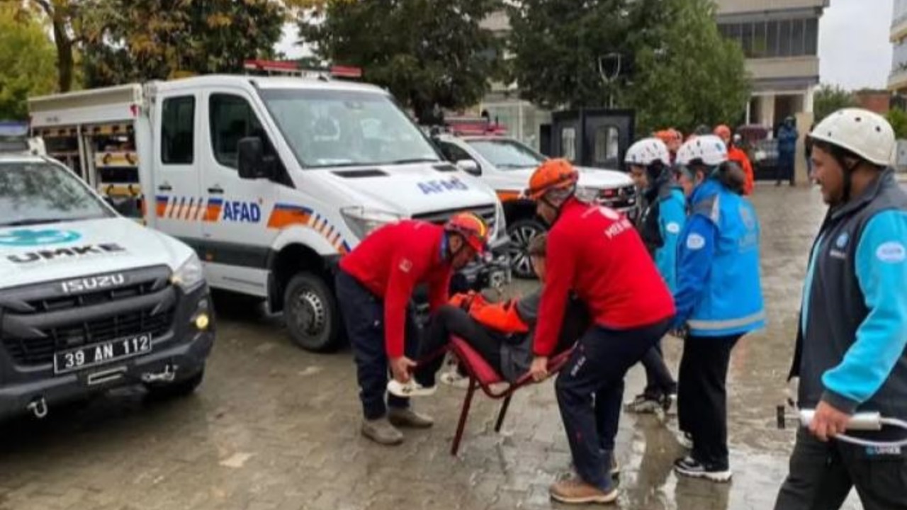 Gerçeğini aratmayan deprem tatbikatı