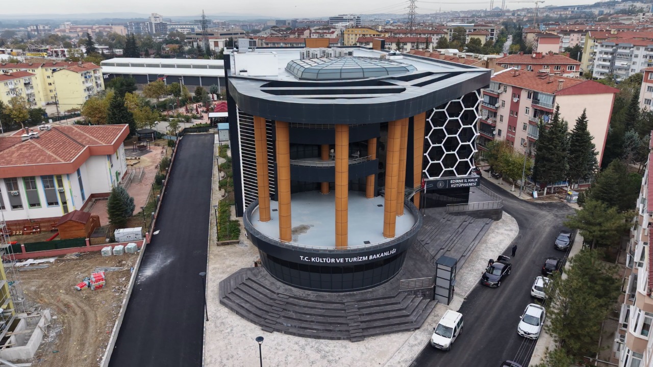 Edirne’de kültür ve bilginin yeni adresi açılışa hazırlanıyor