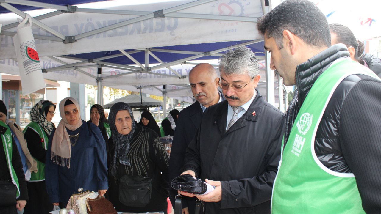 Çerkezköy’den Gazze’ye iyilik köprüsü