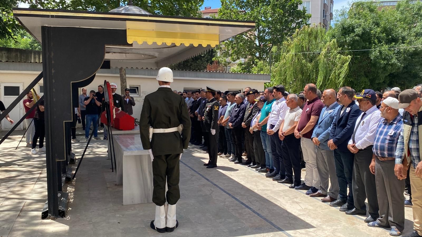 Genç askere hüzünlü veda