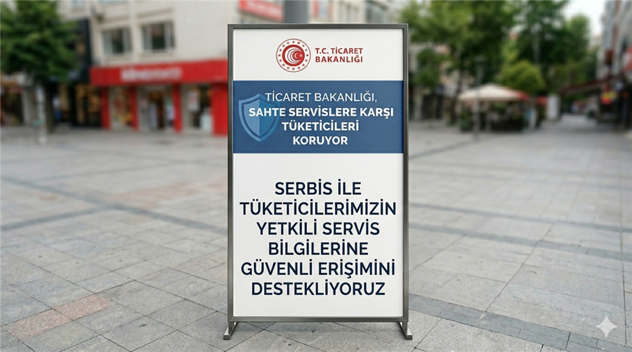 Ticaret Bakanlığı’ndan sahte servis uyarısı: Yetkili servis bilgileri SERBİS’te