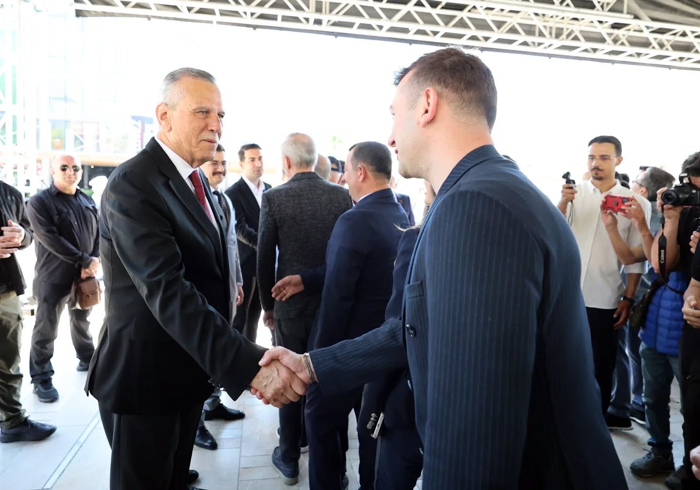 Protokol arife günü bayramlaştı