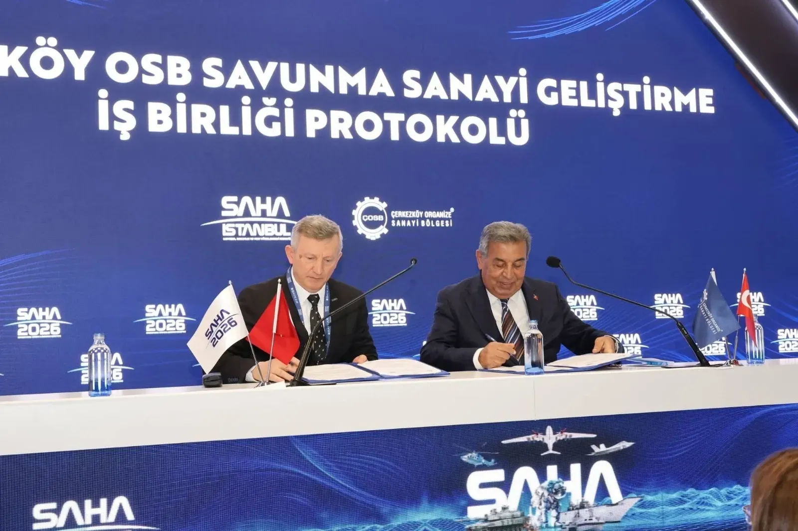 ÇOSB ile SAHA İstanbul arasında iş birliği protokolü imzalandı