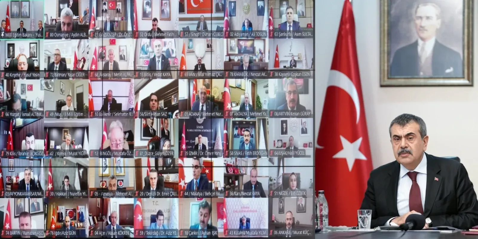 Bakan Tekin, 81 il millî eğitim müdürüyle bir araya geldi