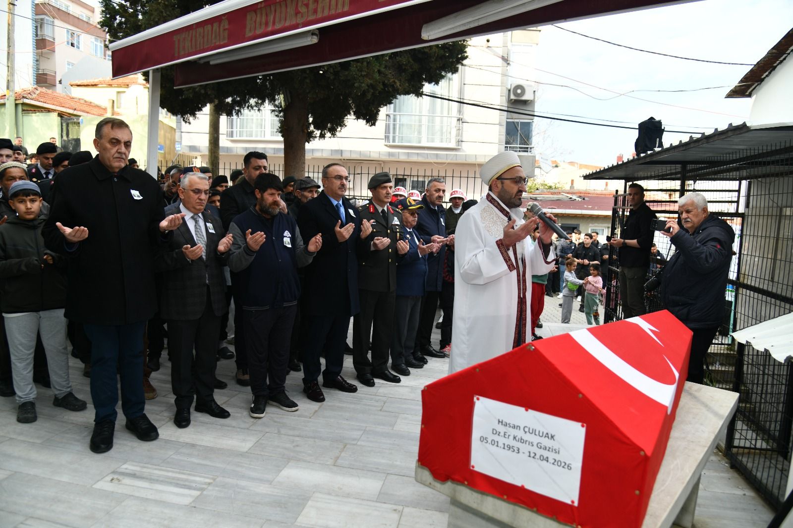 Kıbrıs Gazisi dualarla sonsuzluğa uğurlandı