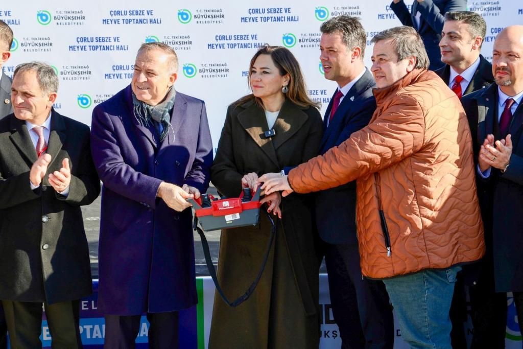 Sebze ve Meyve Toptancı Hali’nin temeli atıldı