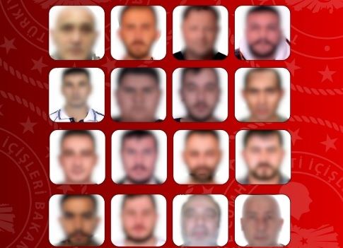 Aranan 16 şahıs yakalandı