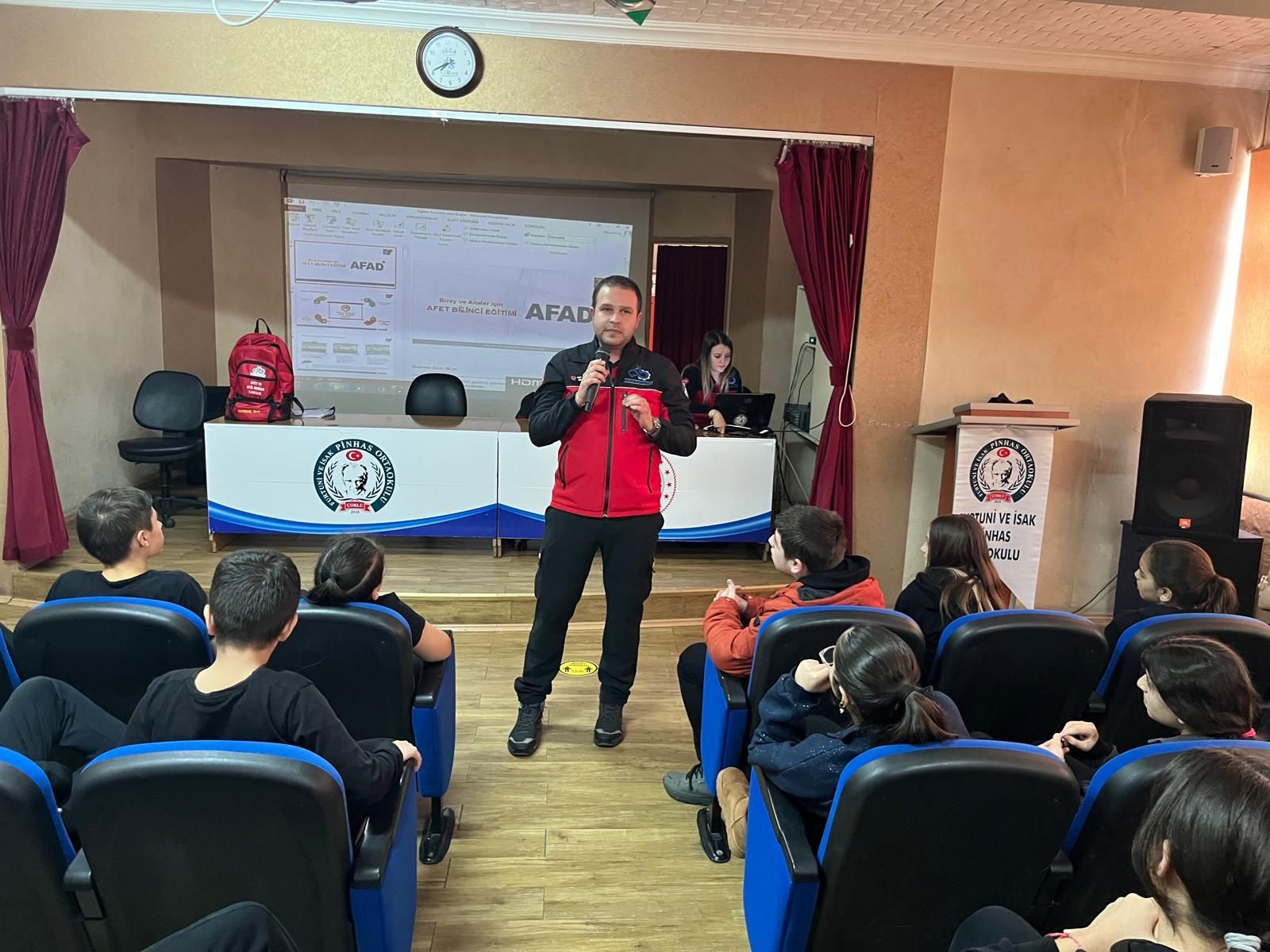 Çorlu’da afet farkındalığı seferberliği
