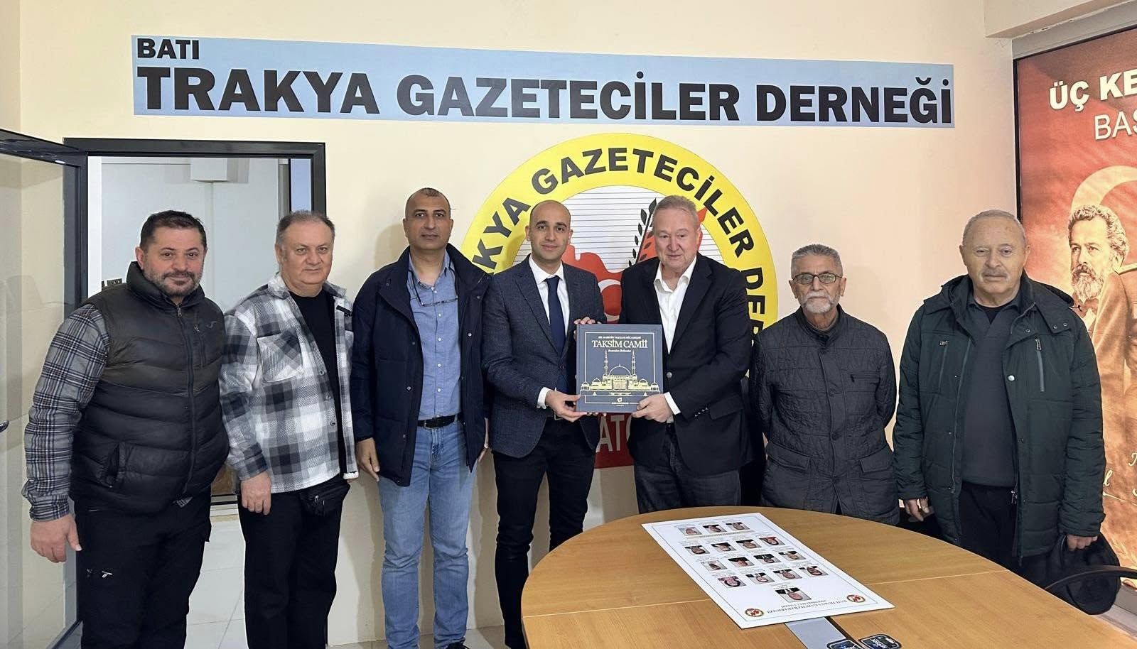 BİK Bölge Müdürü Atılgan’dan Batı Trakya Gazeteciler Derneği’ne ziyaret