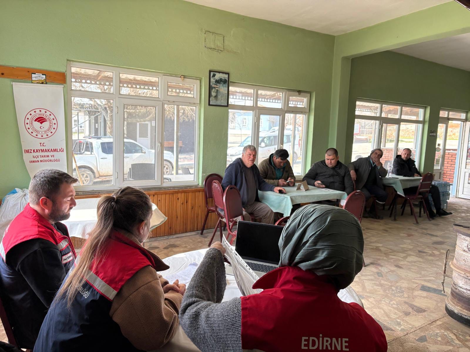 Enez’de köy toplantıları düzenlendi
