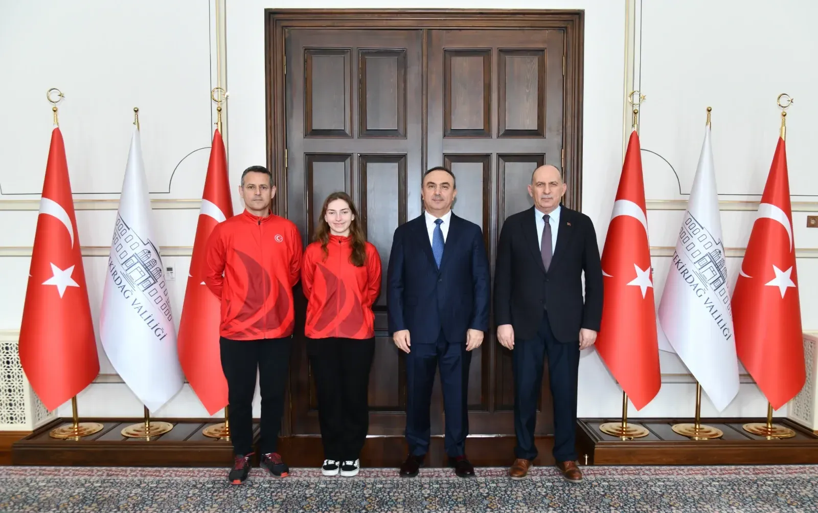 Başarılı sporcudan Vali Soytürk’e ziyaret