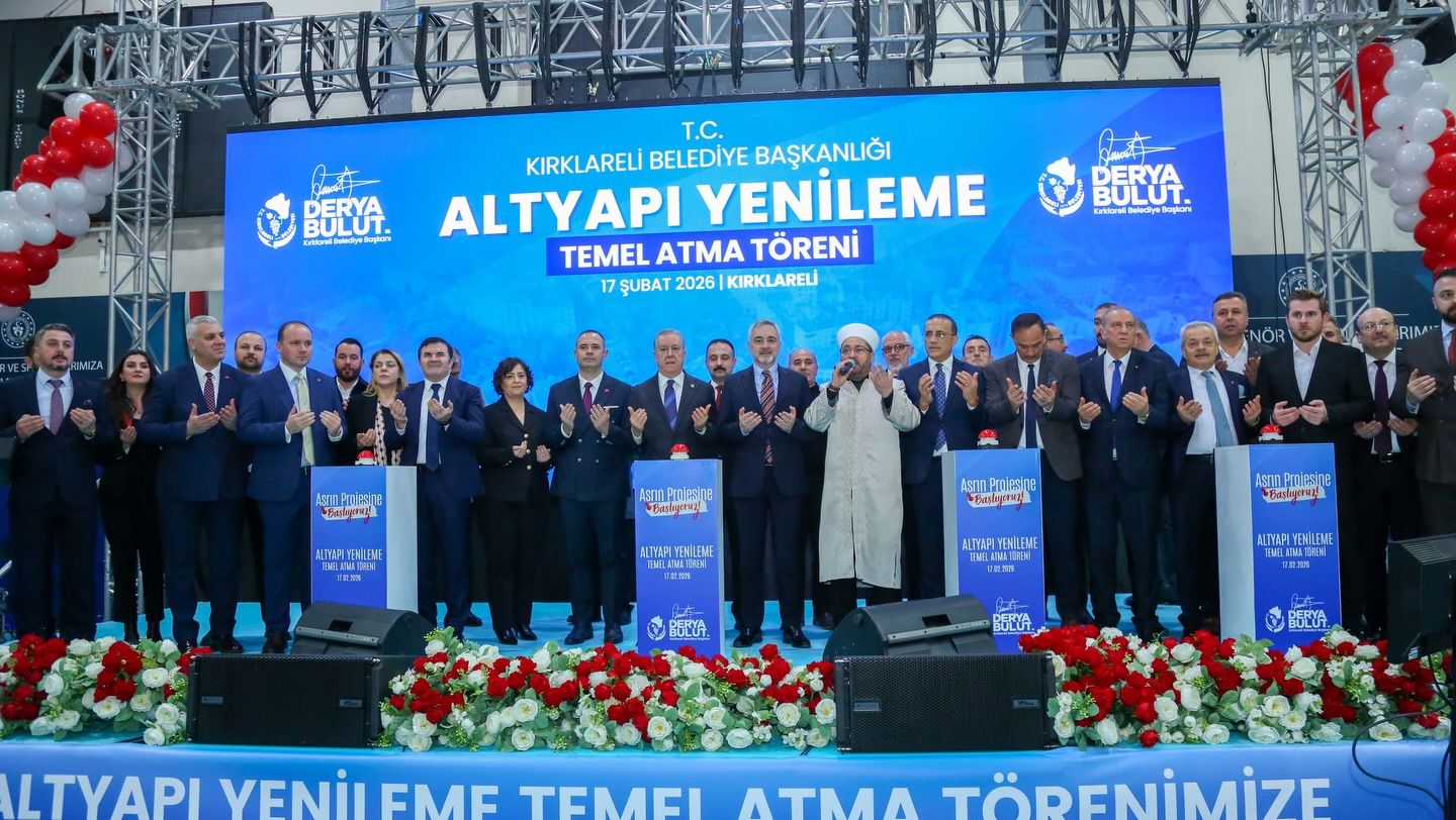 Kırklareli’nde altyapı baştan sona yenileniyor: İlk kazma vuruldu