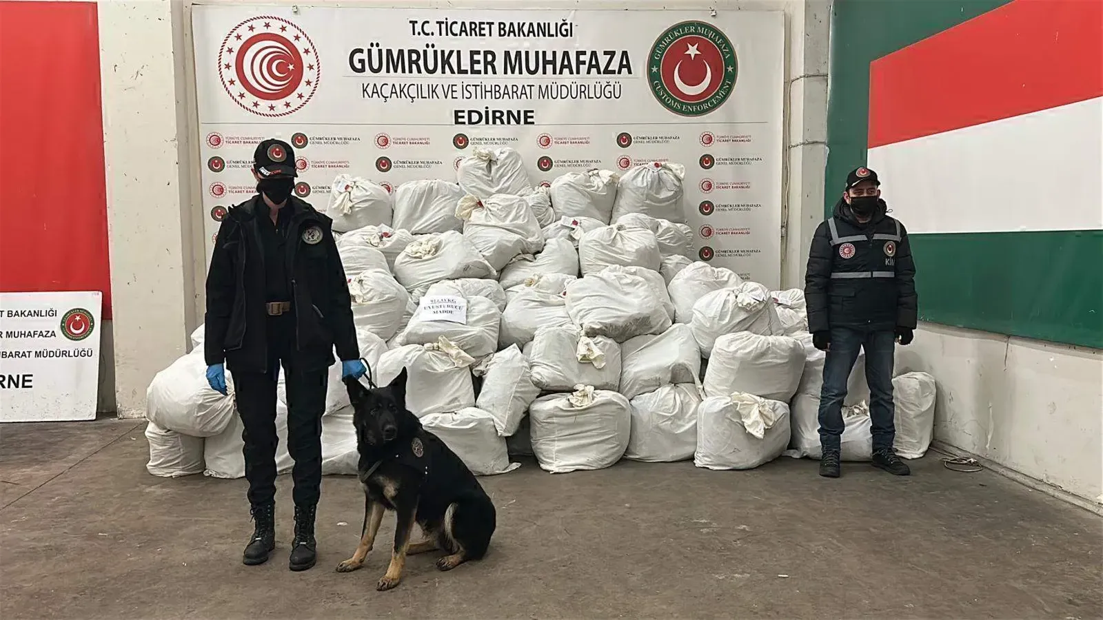 914 kilo esrar ele geçirildi
