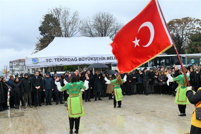 Atamızın Tekirdağ’a ilk gelişi törenle kutlandı
