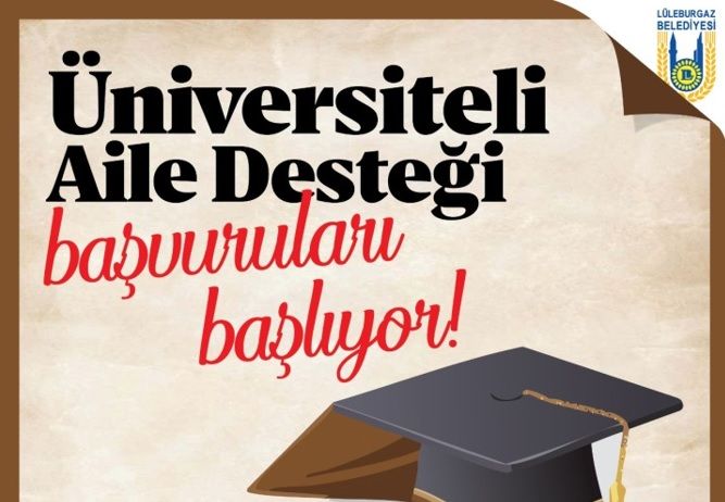 Üniversiteli aile desteği başvuruları başlıyor