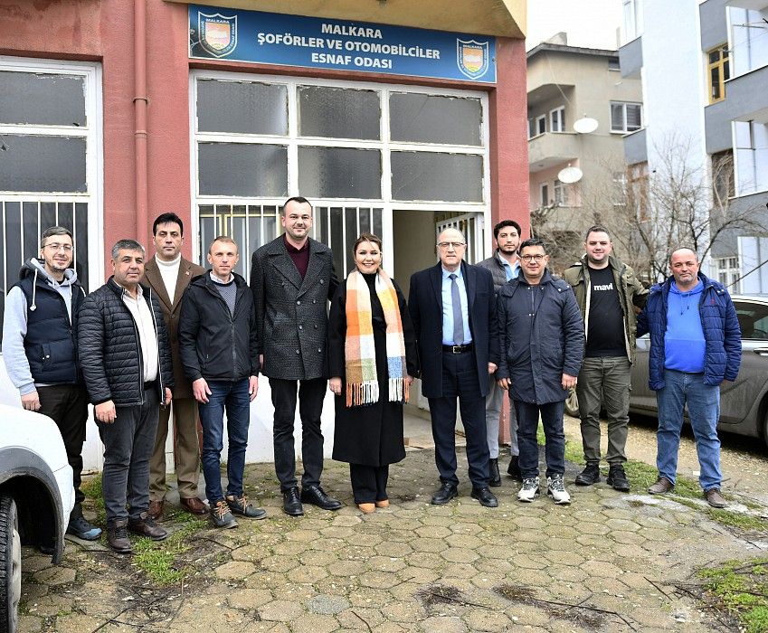 Başkan Öztürk’ten Şoförler ve Otomobilciler Odası’na hayırlı olsun ziyareti