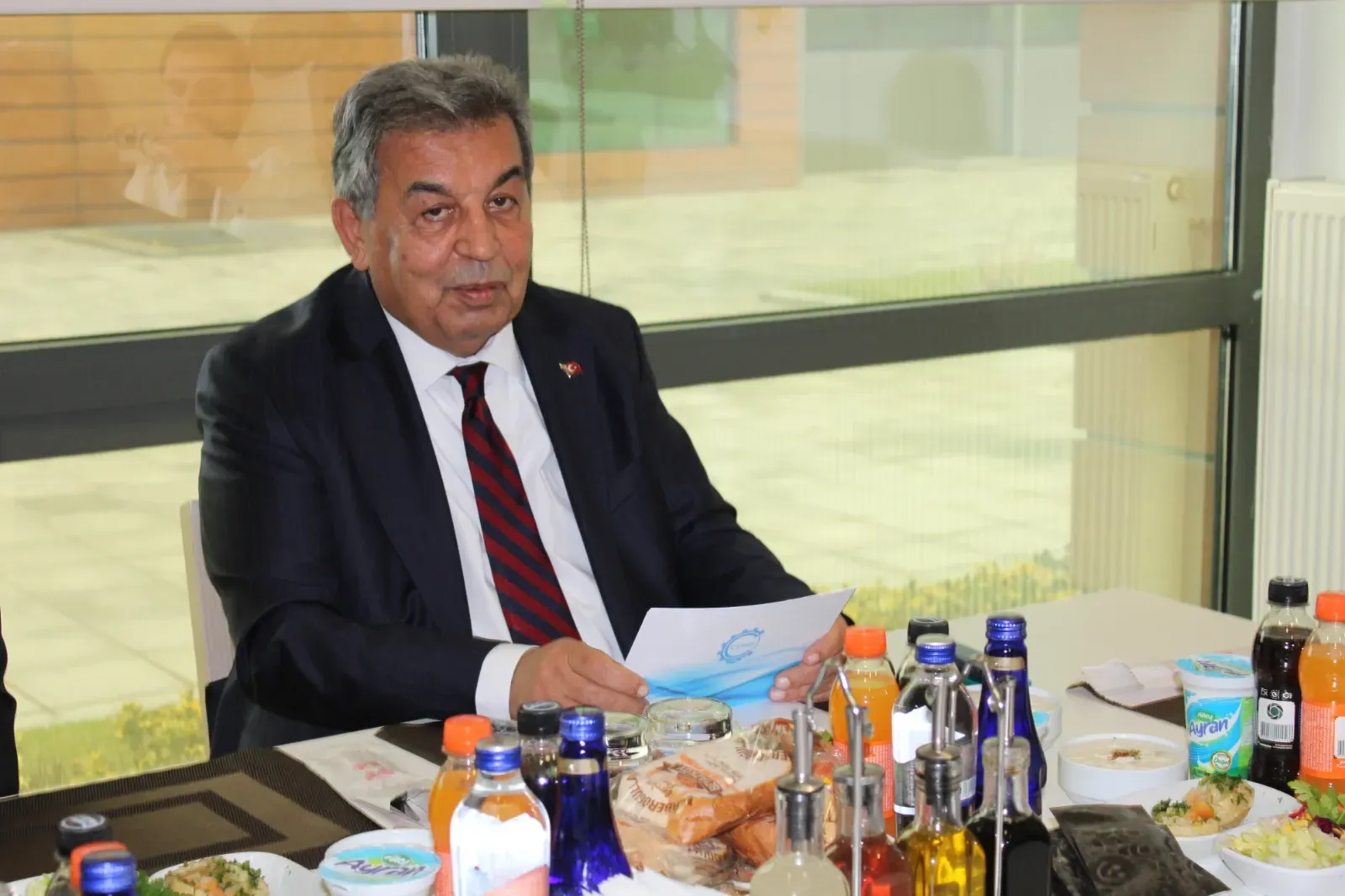 ÇOSB Başkanı Sözdinler, gazetecilerle yemekte bir araya geldi