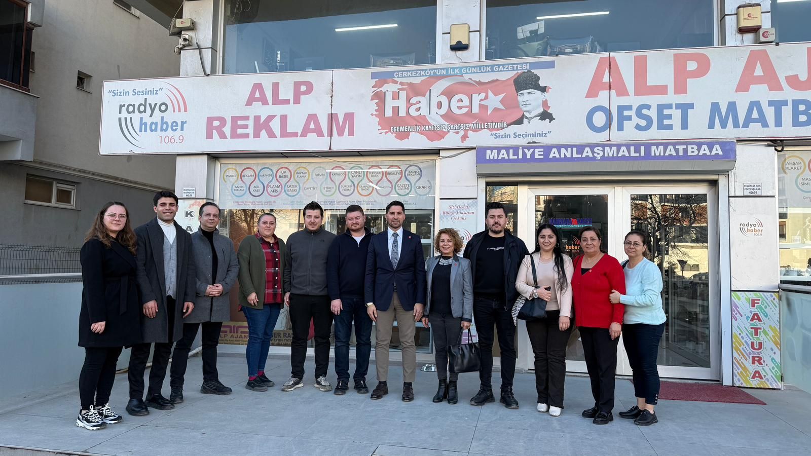 CHP Yönetiminden Gazeteciler Günü ziyareti