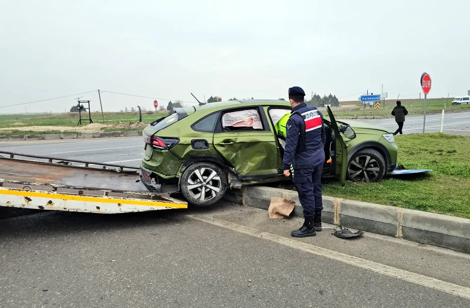 Edirne’de otomobiller çarpıştı; 7 yaralı