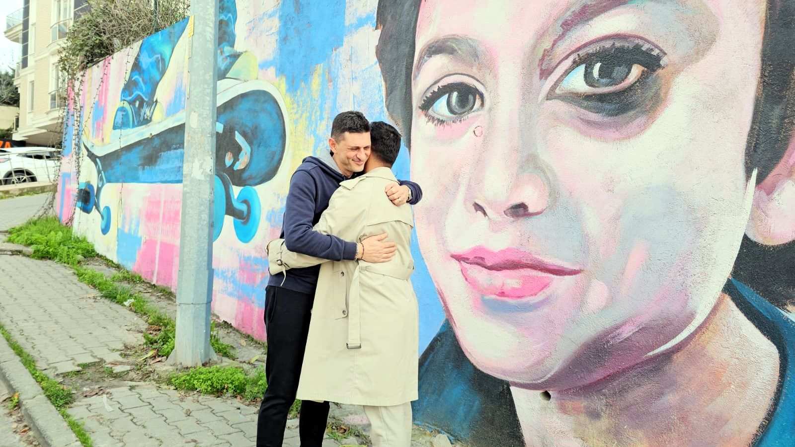 Edirne’de Mattia Ahmet’e anı portresi: Baba Minguzzi gözyaşlarını tutamadı