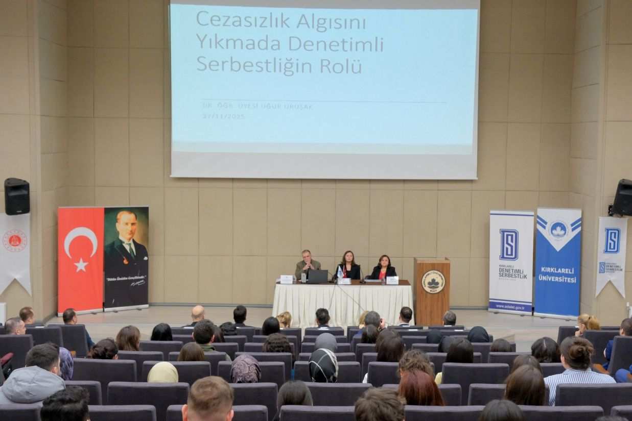 Denetimli Serbestlik 20. Yıl Konferansı, Kırklareli Üniversitesi’nde yapıldı