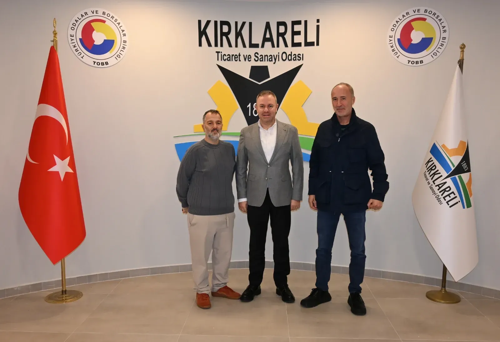 Edirne TSO’dan Kırklareli TSO’ya hayırlı olsun ziyareti