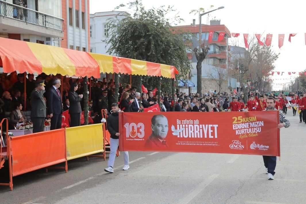 Edirne’de kurtuluş coşkusu