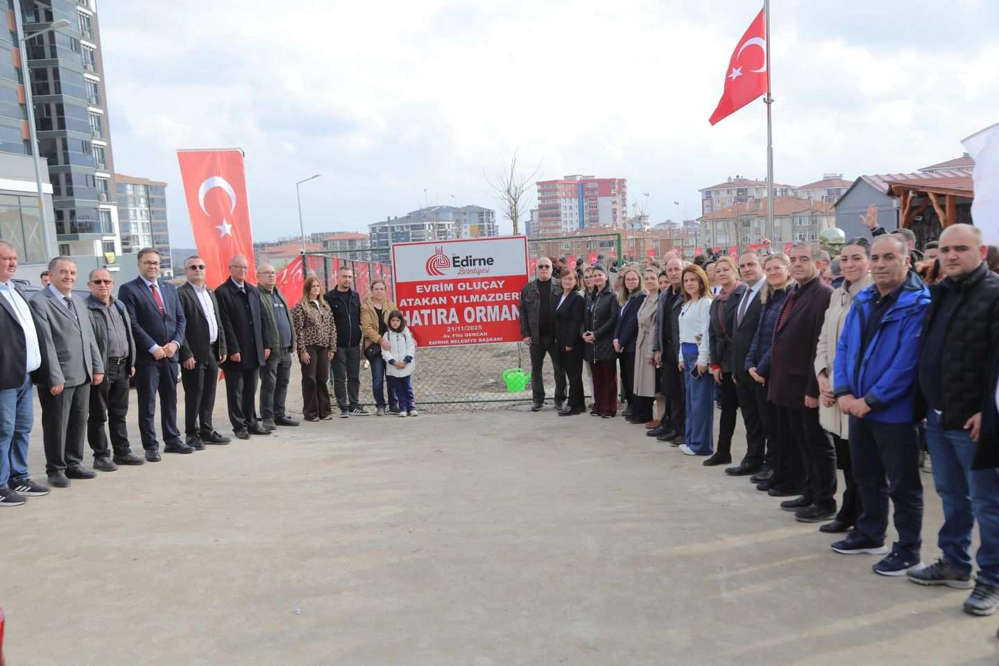 İsimleri Evrim Oluçay ve Atakan Yılmazdere Hatıra Ormanı ile ölümsüzleştirildi