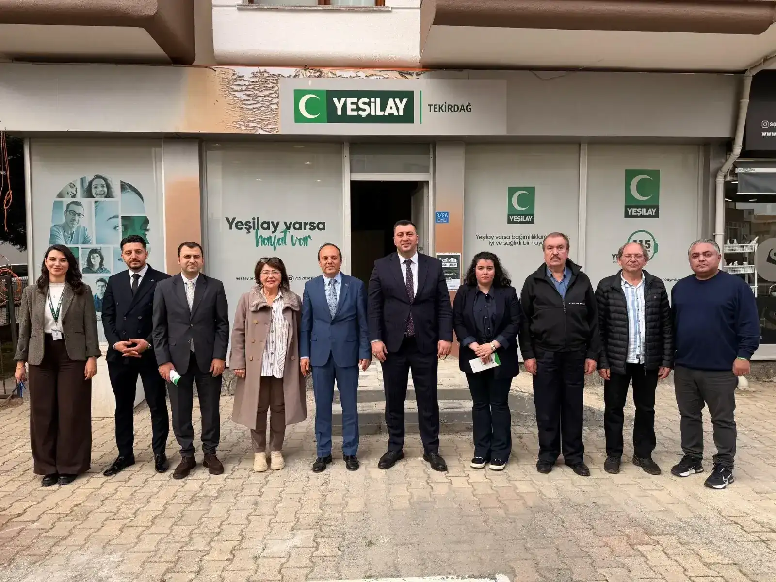 Ülkü Ocakları’ndan Yeşilay Tekirdağ Şubesi’ne ziyaret