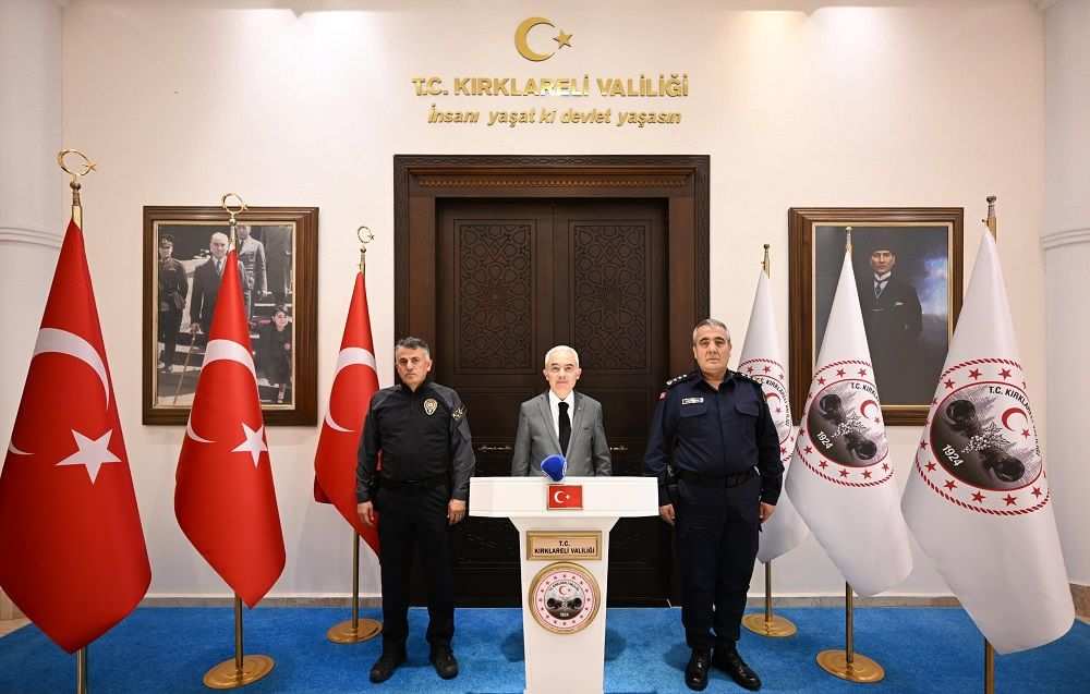 Vali Turan, Ekim ayı asayiş verilerini açıkladı
