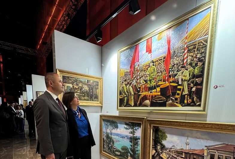 Uluslararası serginin açılışı yapıldı
