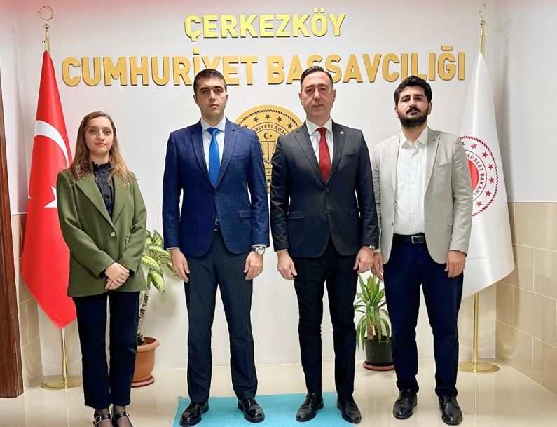 Tekirdağ Barosu’ndan Çerkezköy Cumhuriyet Başsavcısı Yılmaz’a ziyaret
