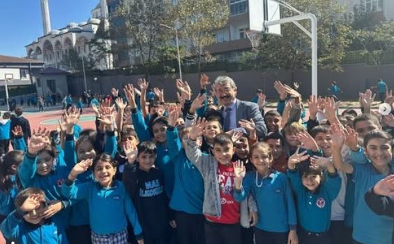 Aslan’dan Mehmet Akif Ersoy İlkokulu’na ziyaret