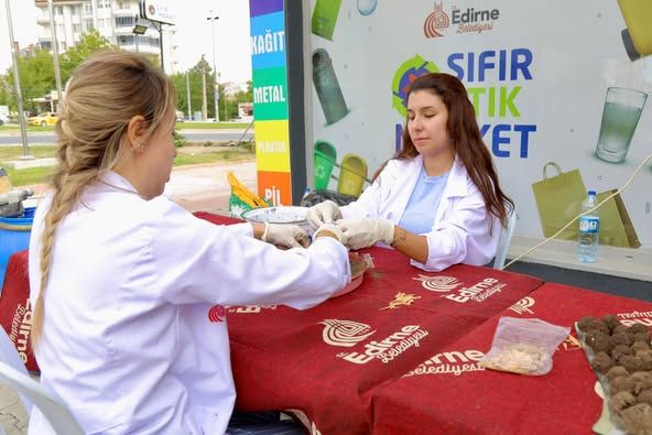 Edirne Belediyesi’nden 22 bin tohum topu