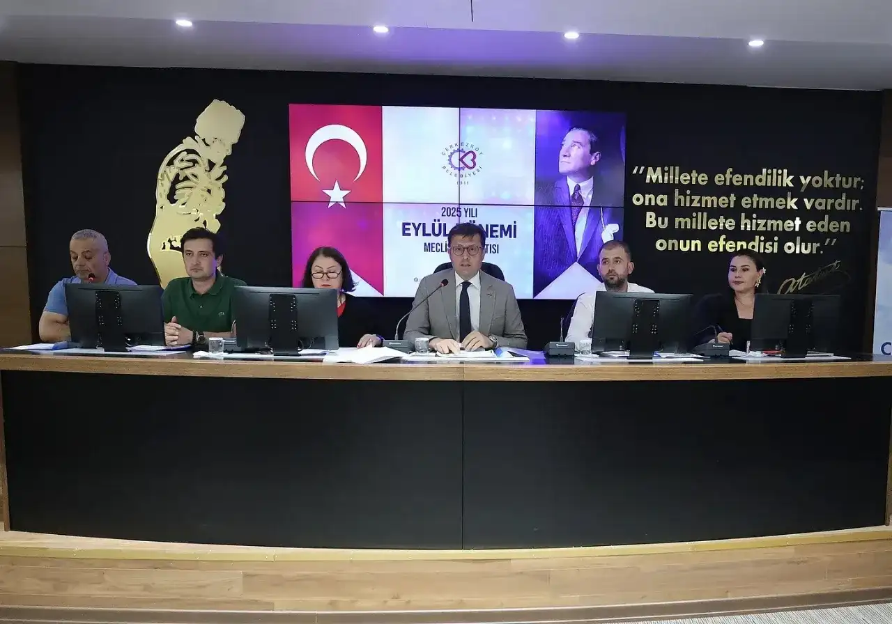 Çerkezköy Belediye Meclisi, Eylül Ayı Toplantısını yaptı