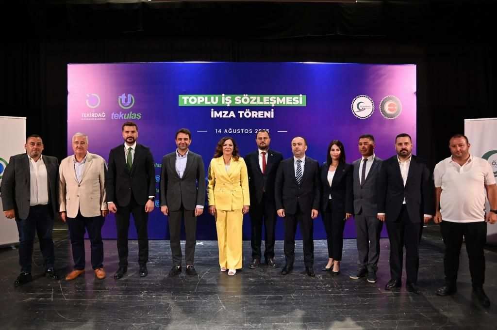 Tekirdağ’da toplu iş sözleşmesi sevinci: TEKULAŞ’ta haklar güçlendi