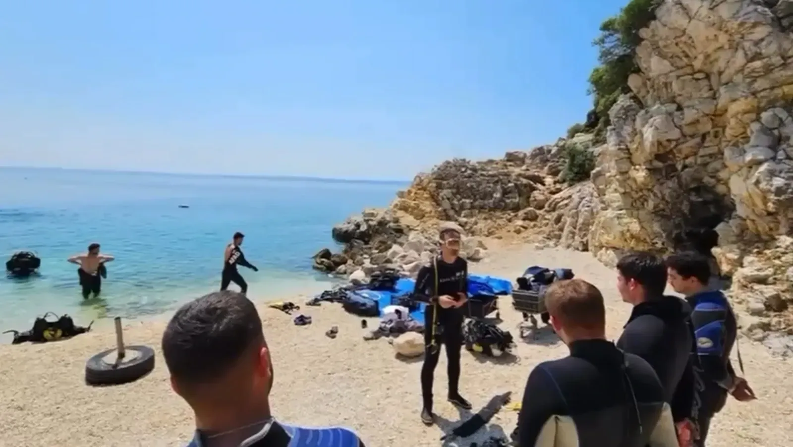 AFAD'ın eğitimleri Saros Körfezi’nde yapılıyor
