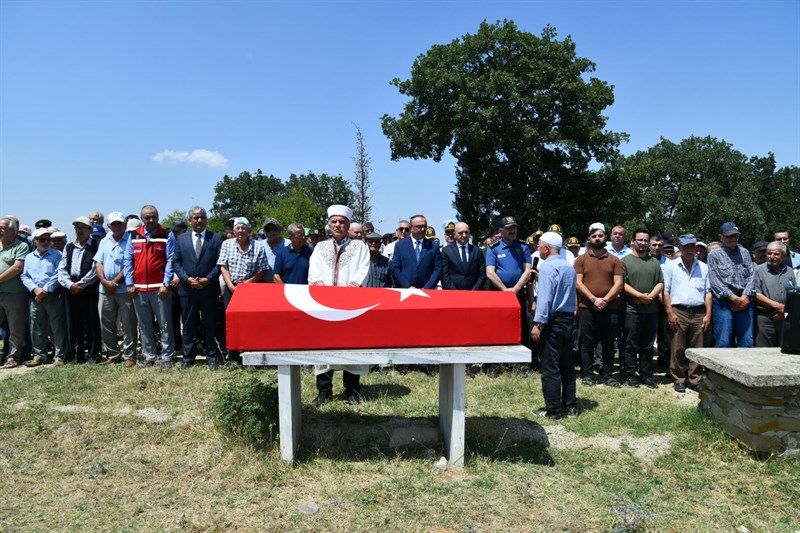 Kıbrıs Gazisi Rafet Coşkun son yolculuğuna uğurlandı
