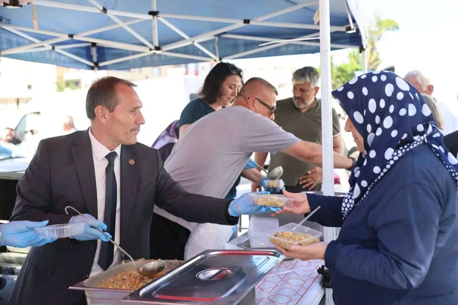 Kapaklı'da aşure bereketi